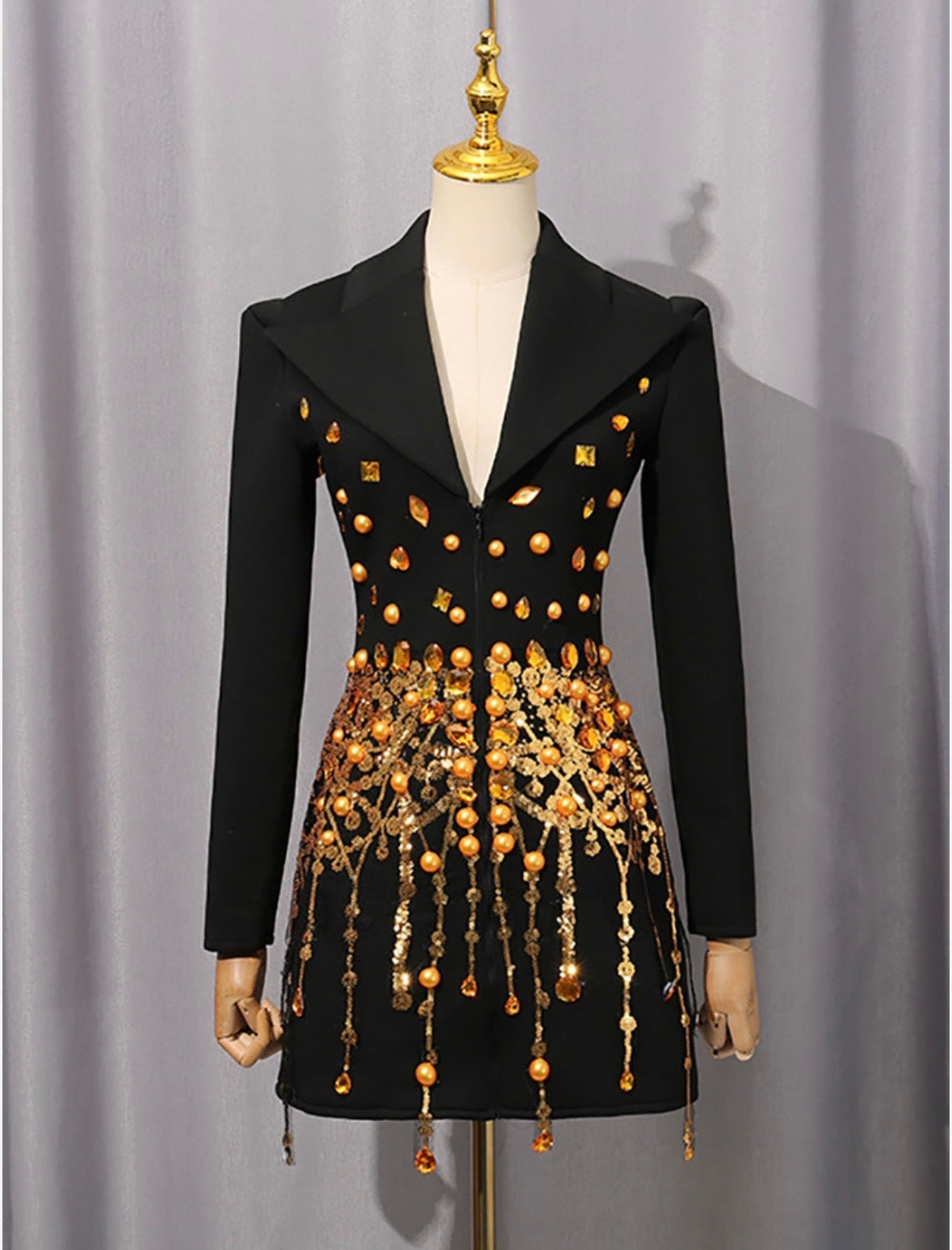 Golden Goddess Blazer Dress