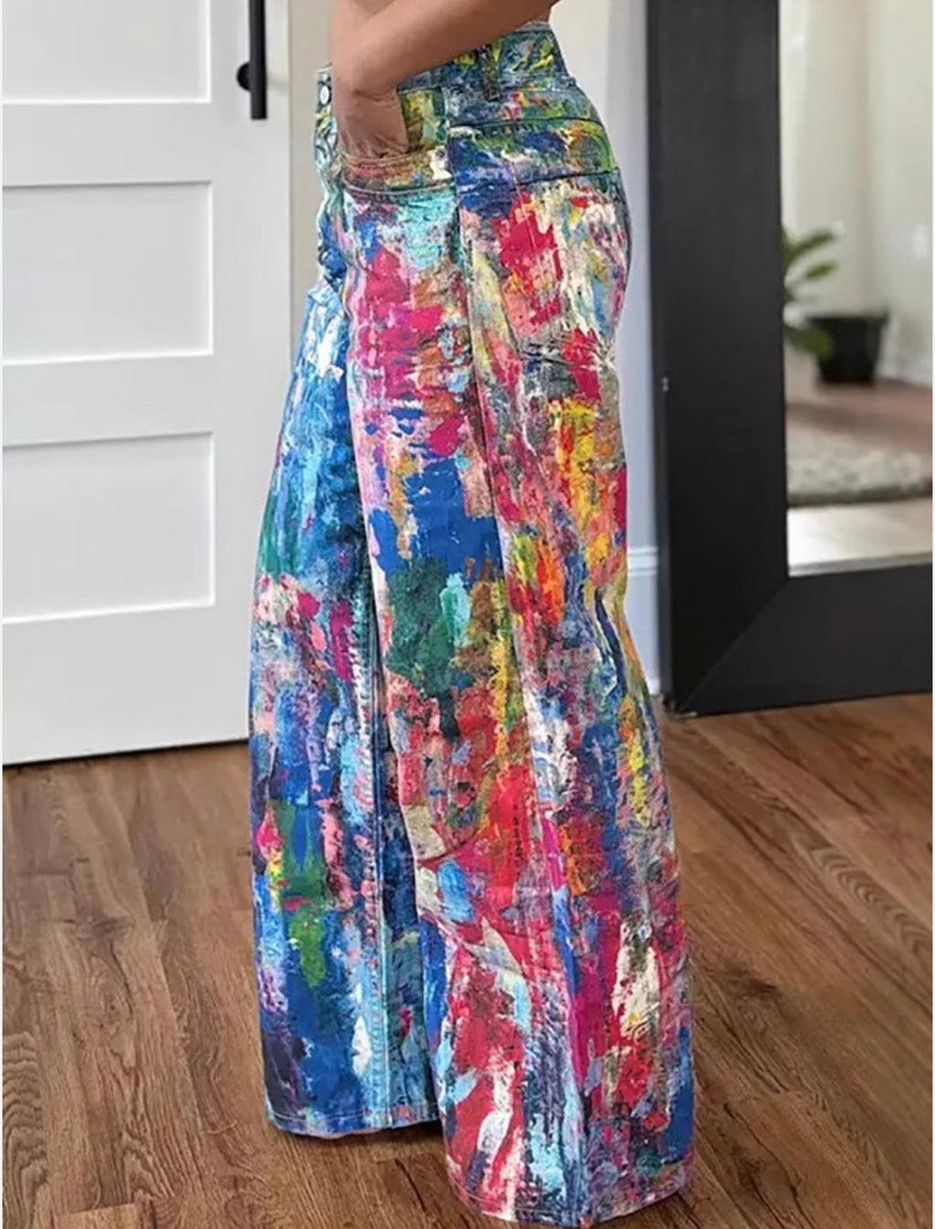 Vivid Palette Painted Denim